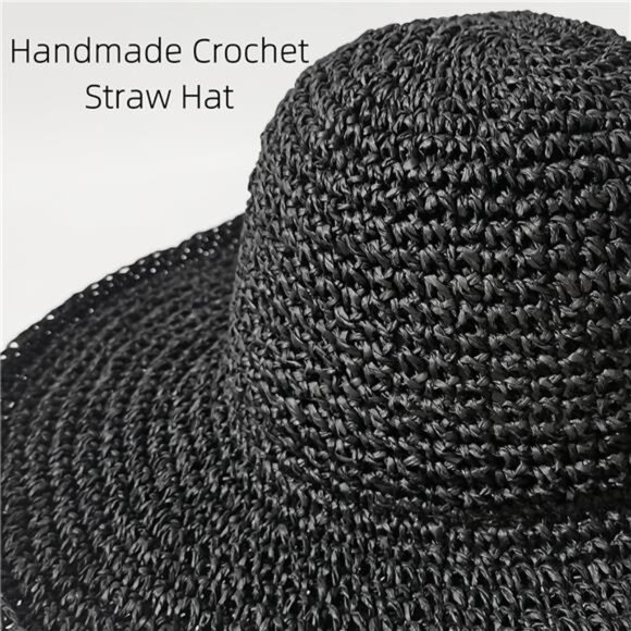 Women\'s Straw Hat Foldable Straw Fedora Hat main image 6